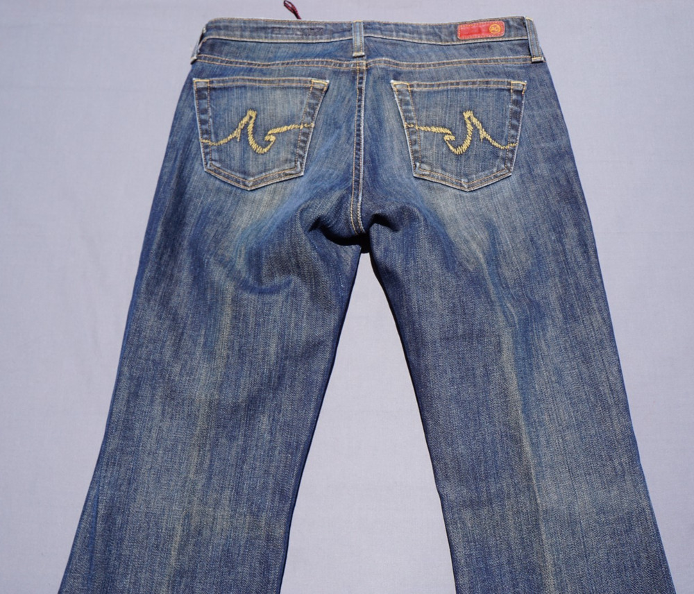 AG Adriano Goldschmied The Angel Dark Wash Stretch Denim Jeans Womans Size 29R